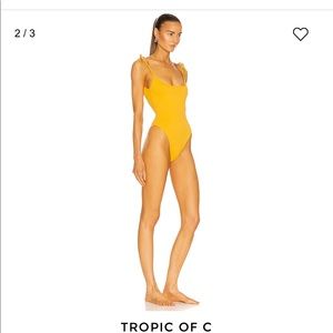 Tropic of C, Bo one piece swimsuit in Mango